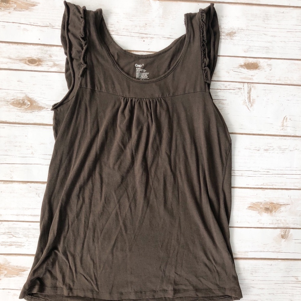 Gap Ruffle Sleeve Tank - Small